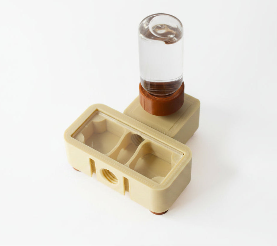 Nid Nani Myrmoria avec module Hydra – système modulaire d'humidification pour fourmis en fondation
