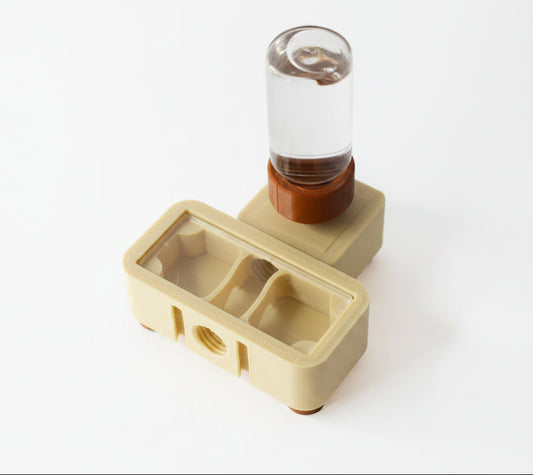 Nid Nani Myrmoria avec module Hydra – système modulaire d'humidification pour fourmis en fondation
